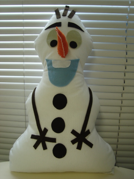 Olaf em feltro - Frozen
